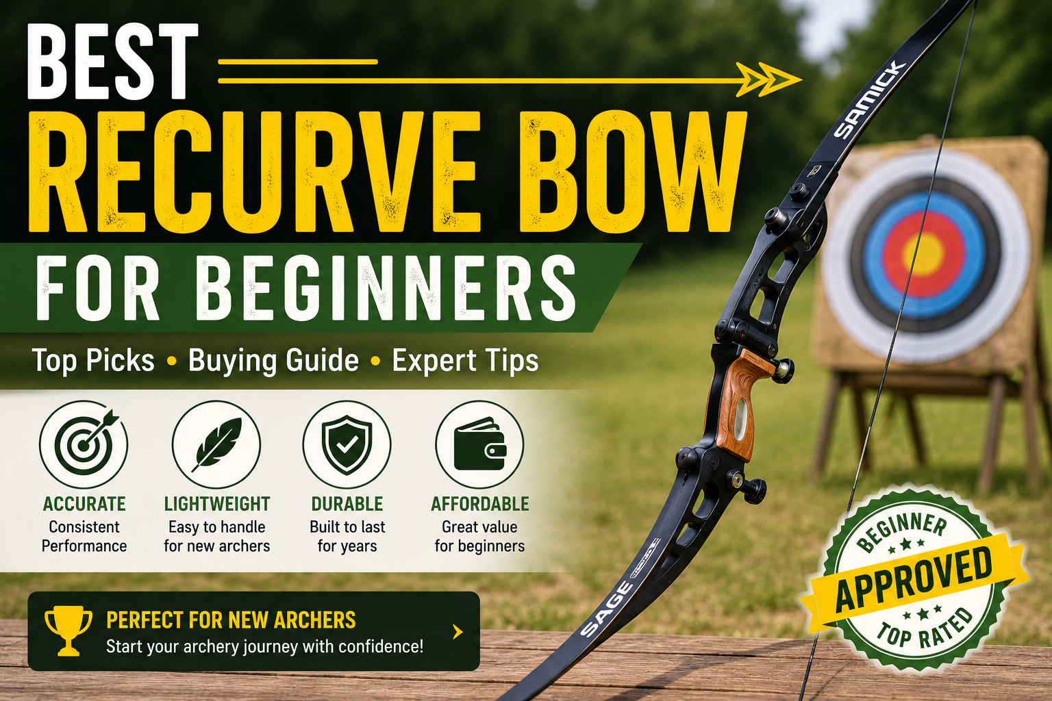 Best recurve bow for beginners archery