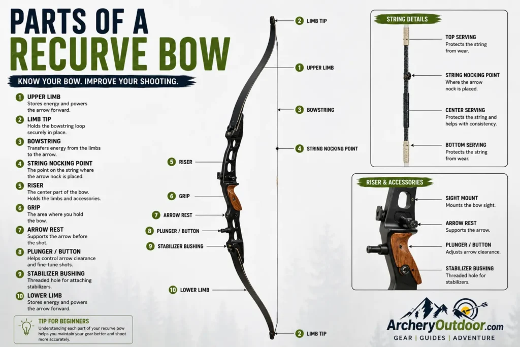 arts of a recurve bow
