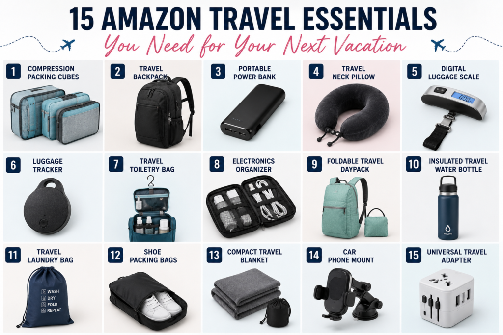 Travel essential equipments ideas