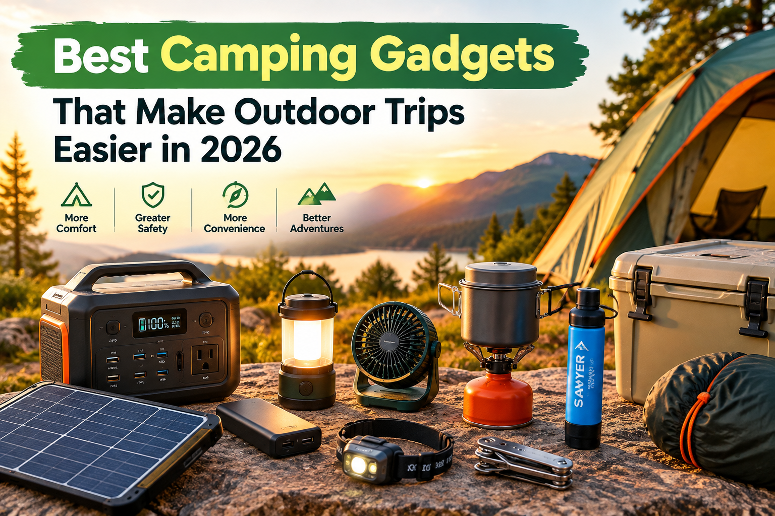 Best Camping Gadgets That Make Outdoor Trips Easier